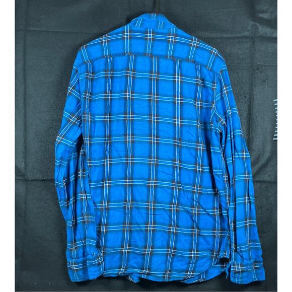 American Eagle Mens Shirt Multicolored Button Down Plaid Flannel 100% Cotton L - Picture 10 of 12